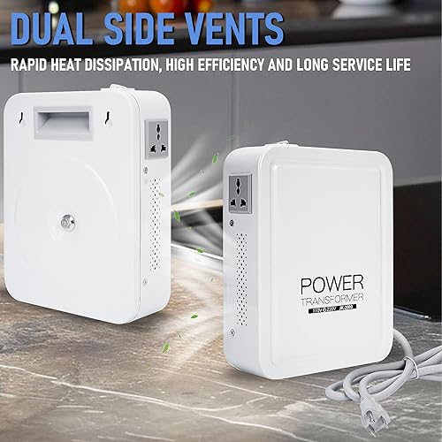 Miniatura 5 de Nisorpa Actualizado 2000W transformador elevador 110v a 220v alto voltaje aumento voltaje convertidor eléctrico con protección contra