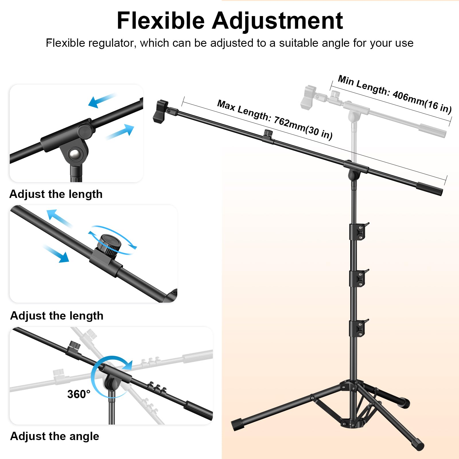 ZOMON Microphone Stand - Image 3