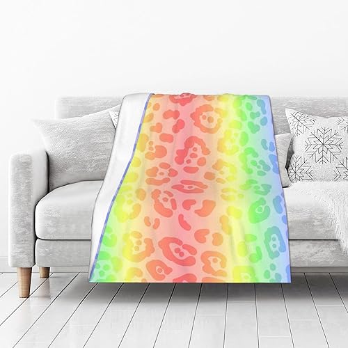 Miniatura 2 de Manta de leopardo para mujer, suave manta de forro polar de verano, lavable, manta ligera de viaje para sofá, cama, sillón durante todas las