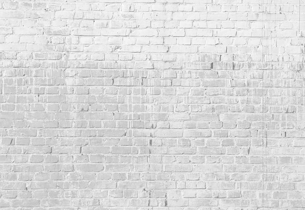 🛒 Crazy Deals wall26 - Gray and Grungy Brick Wall with Dripping White Paint - Wall Mural, Removable Wallpaper, Home Decor - 66x96 inches