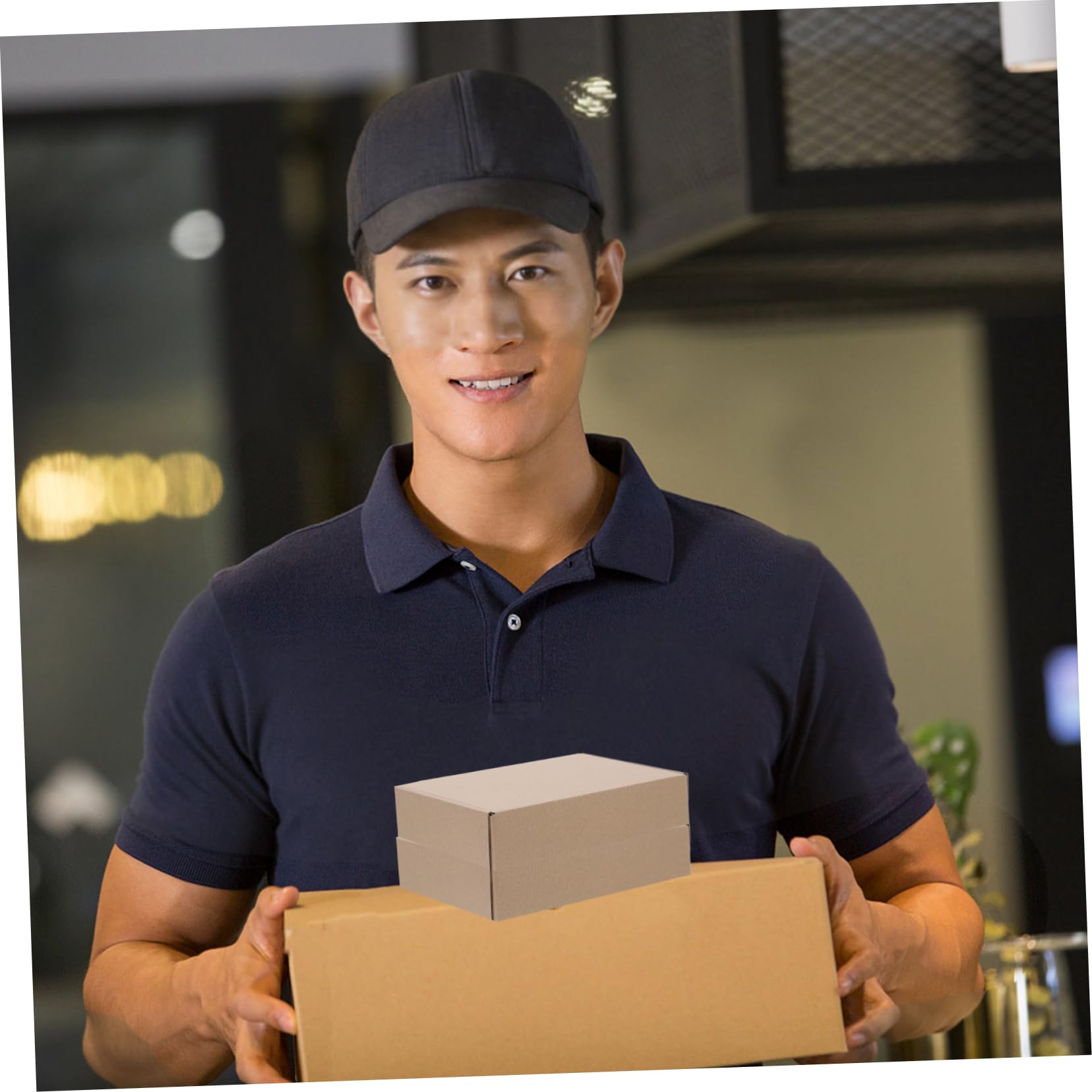 VILLCASE Cajas de Embalaje para Negocios Pequeños de Papel Kraft de Alta Resistencia, 25 Unidades, Tamaño 220x140x50 Mm, Ideales para Ropa y Toallas, Resistentes la Compresión