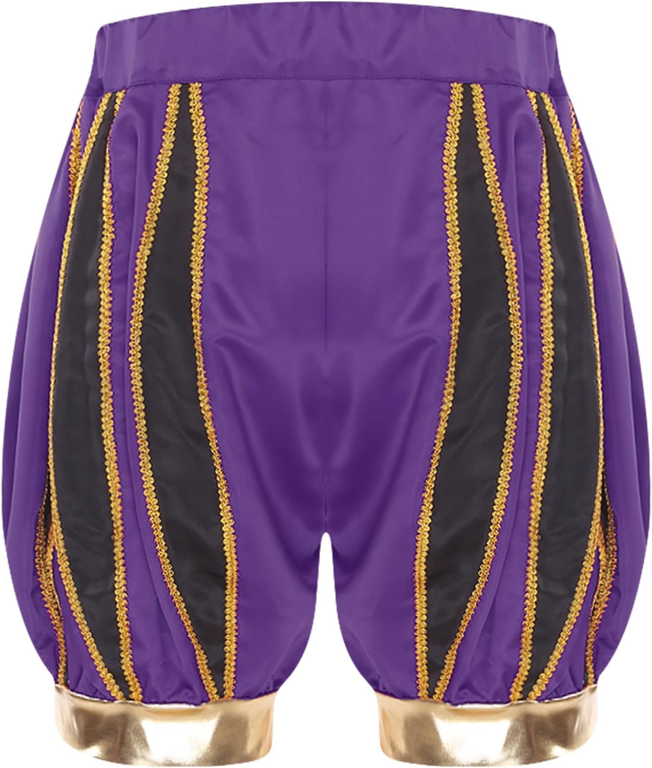 Mens Halloween Lantern Shorts High Waist Dance Bottoms Medieval Circus Cosplay Costume Shorts