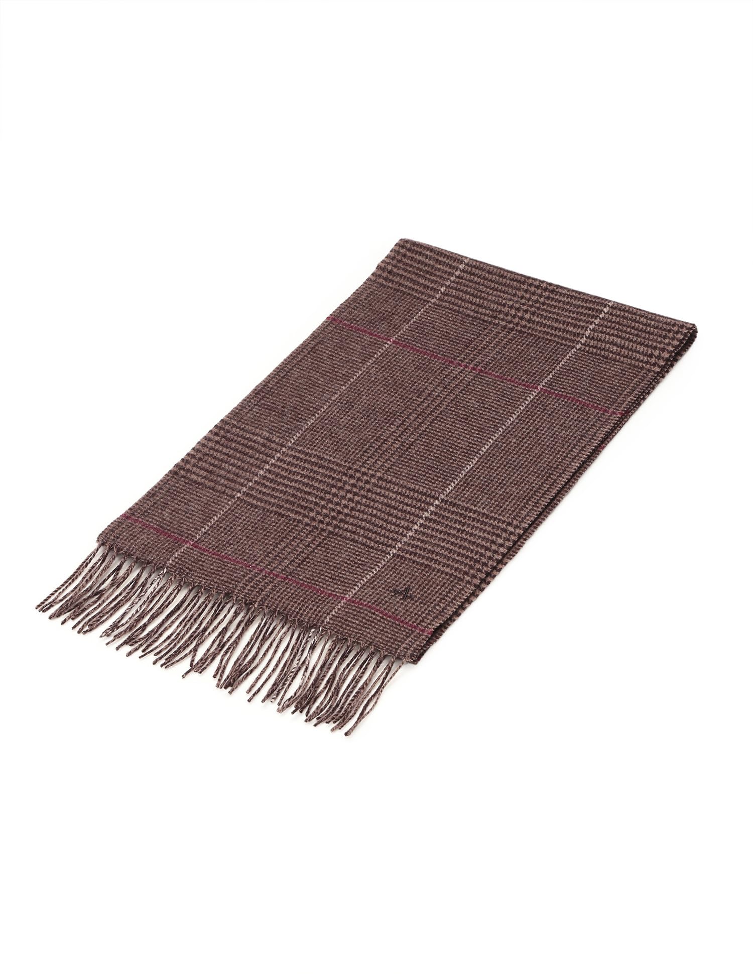 arrow men's checked woven scarf-picture-29