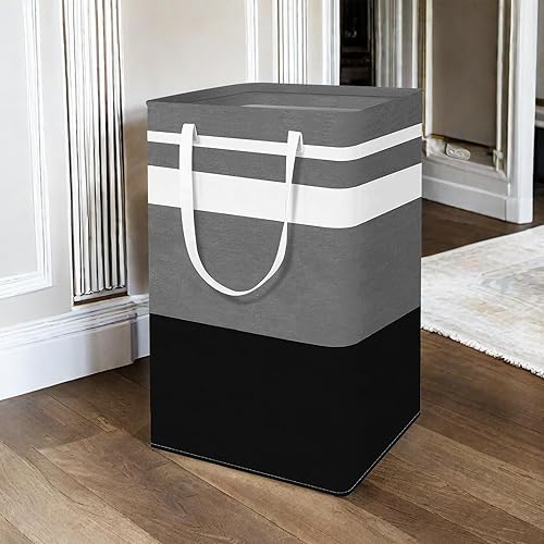 Miniatura 5 de 2-Pack Foldable Laundry BasketLarge Laundry Basket with HandlesWaterproof Laundry Basket Collapsible Laundry Basket for Clothes Organizer 80L