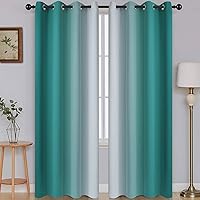 Vista 185 de SimpleHome Ombre Room Darkening Curtains 96 inches Length for Bedroom,Grommet Gradient Light Blocking Beige Gradient Window Curtains for Living