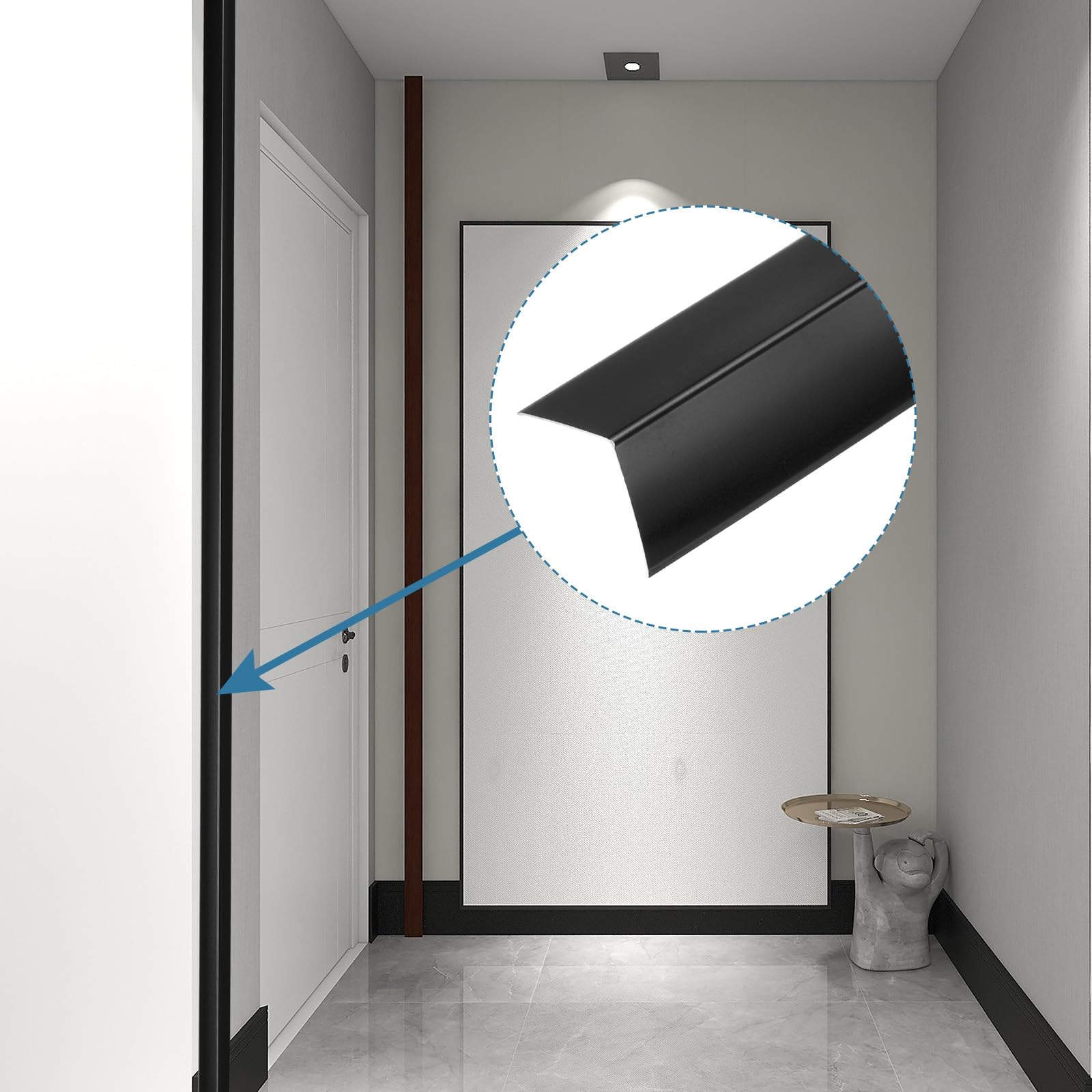 Corner Trim Coengwui Aluminum Corner Guards, Peel And Stick L-Shaped ...
