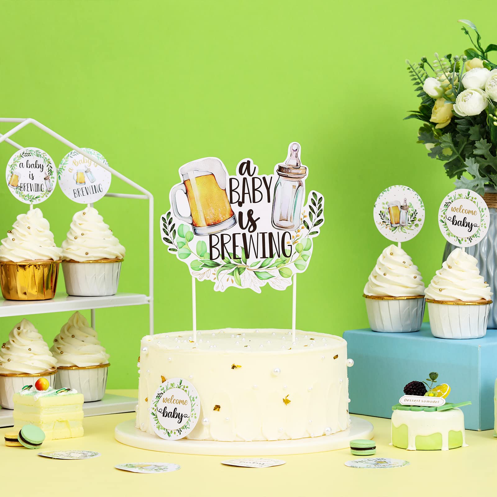 DecoSet® Craft BrewTRDN Flight Cake Topper, Re-Usable