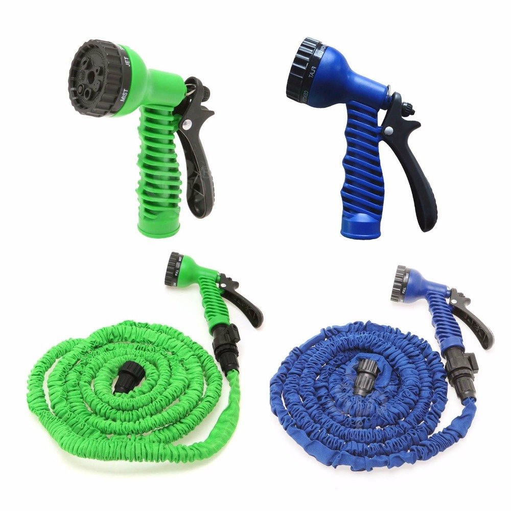 siddhmurti 50 ft Expandable Hose Pipe Nozzle for Garden wash car Bike