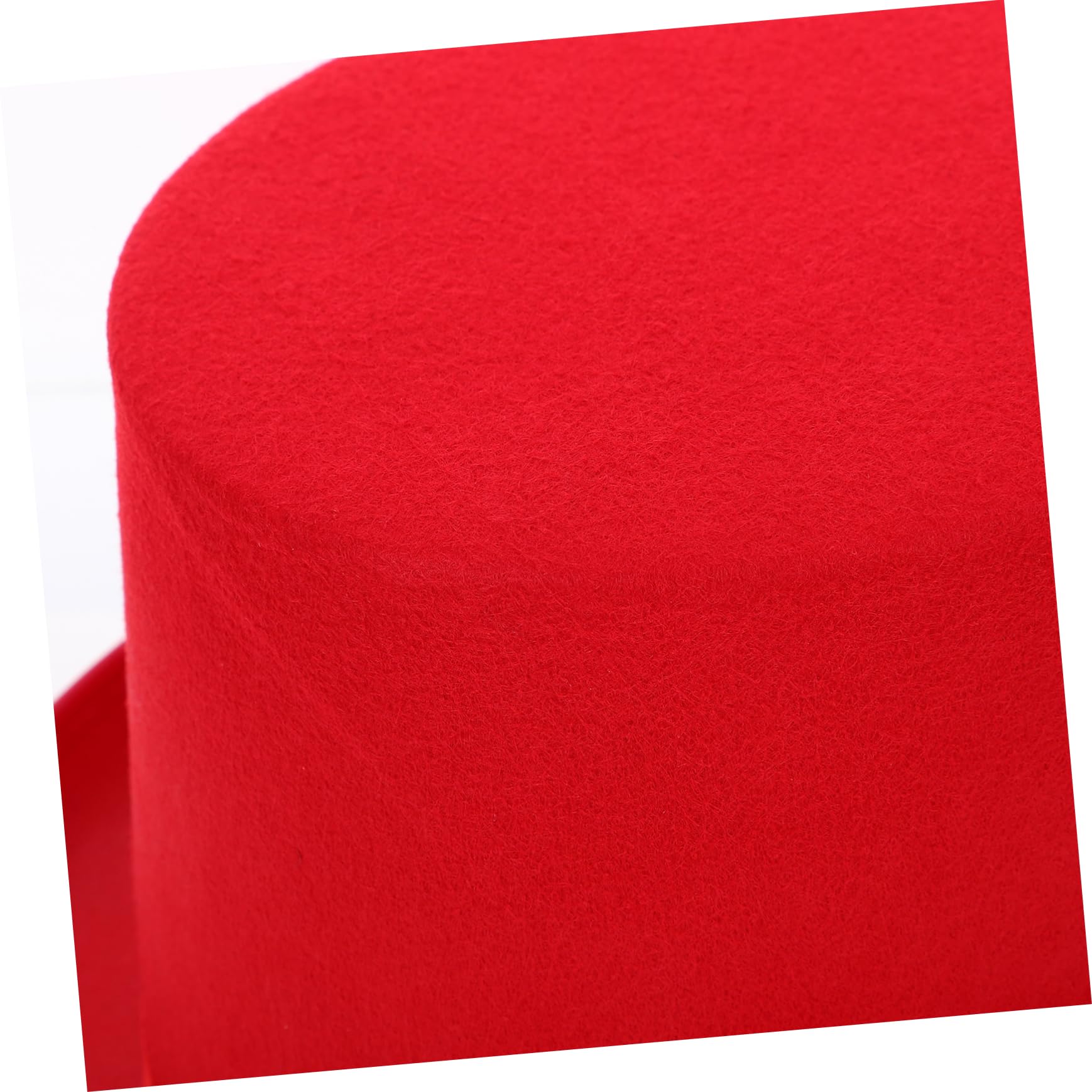 BESPORTBLE Vestire i Cappelli Berretto Fedora Falso Barra Cappello a Tricorno Costume Cappello Pieghevole Da Mago Maghi Accessori Tradizionale Cosplay Cappelli Da Festa Adulti Malvagio Rosso
