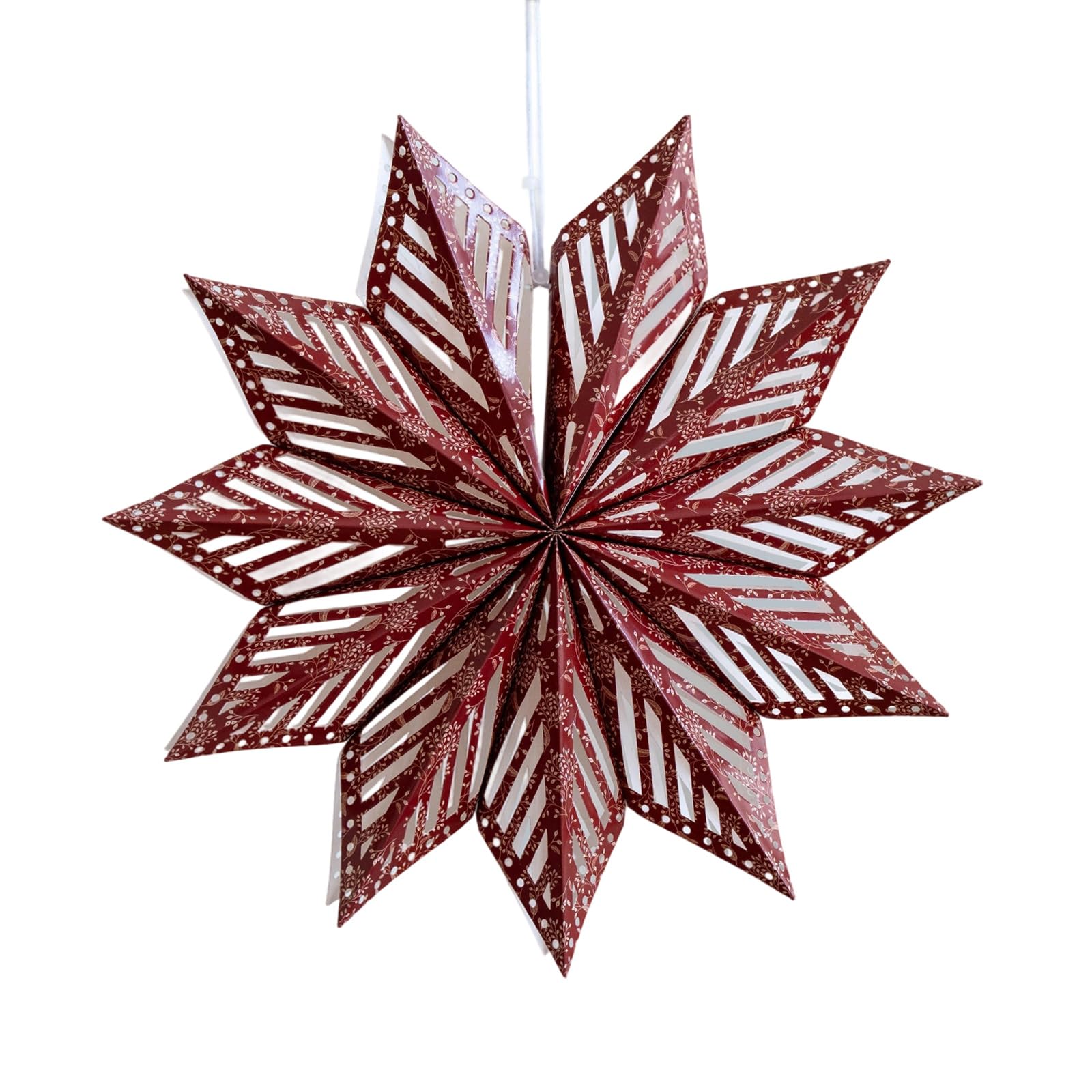 KAQNTUD Christmas Tree Decoration Snowflakes Decorations Waterproof Paper Craft for Christmas Party Interior Decoration Durable Paper Snowflakes Ornament