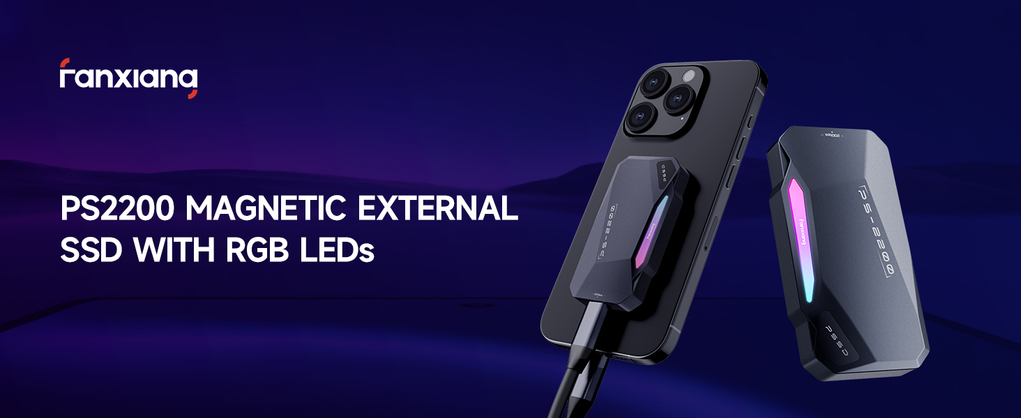 Amazon.com: 2TB Magnetic Portable SSD,2050MB/s Type-C USB 3.2 Gen