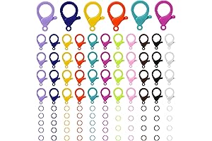 Sturdy Plastic Keychain Clips for Versatile Crafts