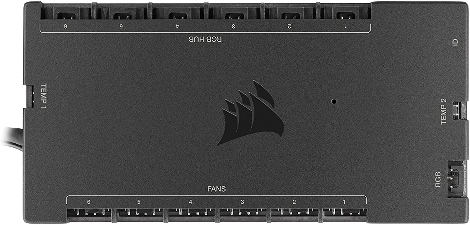 iCUE COMMANDER CORE XT, Digital Fan Speed and RGB Lighting Controller