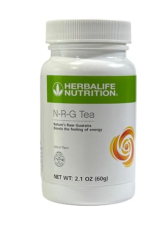 Herbal N-R-G Natures Raw Guarana Tea Mix 2.12 Fl Oz Caffeine Energy Booster Powder
