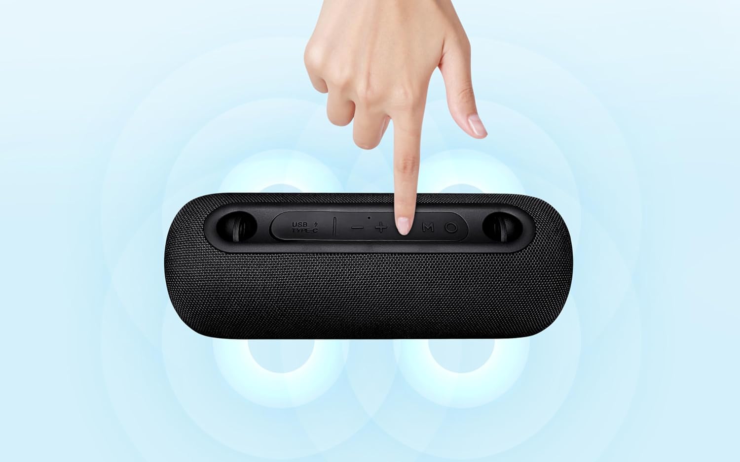 Fisher Portable Bluetooth Speaker IPX5 Waterproof Speaker, 26W PEAK Power Bluetooth Stereo, 7H Playtime, LED Lights, TWS, BT 5.3, Built-in Mic, Hands Free Calling, Wireless Electronics, Home & Outdoor - Image 8