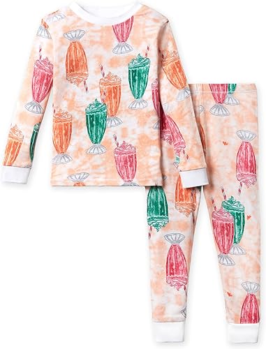 Miniatura 147 de Burt's Bees Baby Pijama para niña, 2 piezas, camiseta de manga larga y pantalones de algodón orgánico
