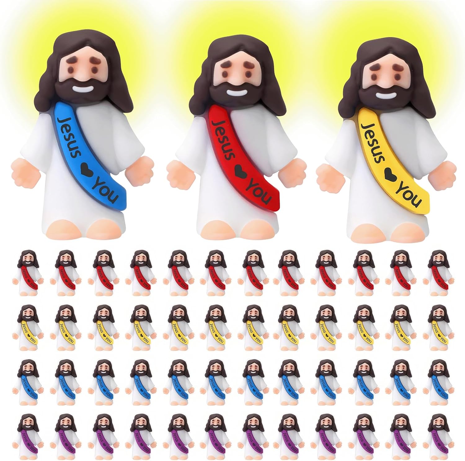 200 pcs Little Jesus figures bulk set