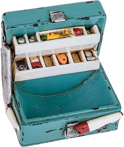 Miniatura 4 de Hook Line & Sinker Bait Shop - Posavasos rústicos con soporte, juego de 5