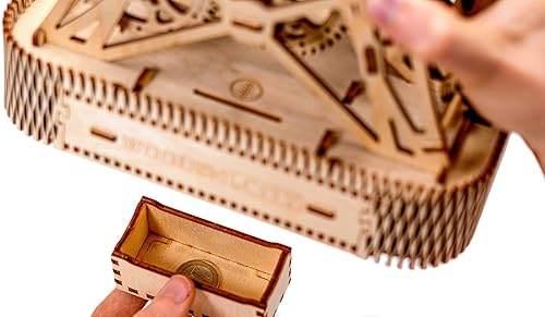 Miniatura 8 de WOODEN.CITY Mill - Rompecabezas de madera 3D para adultos, construye tu propio molino con motor de banda de goma, modelo de autoensamblaje, regalo