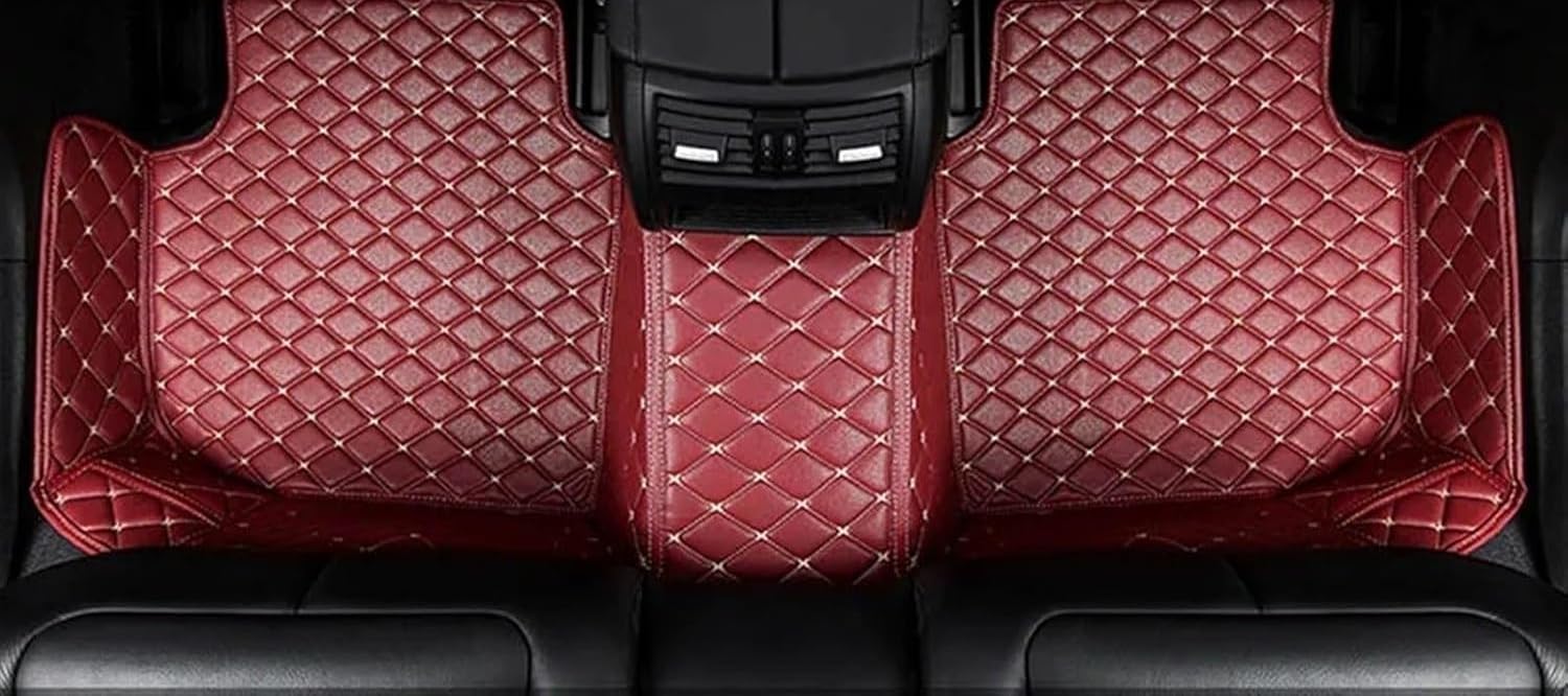 Compatible for bmws Compatible for X1 Compatible for E84 Compatible for F48 Car Floor Mats Carpets Foot Car Accessorie (Claret)