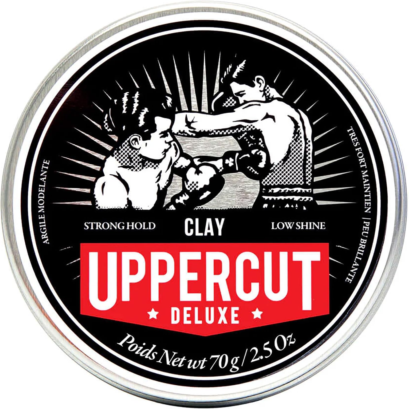 Uppercut Deluxe Clay, Strong Hold, Low Shine 70g / 2.5oz