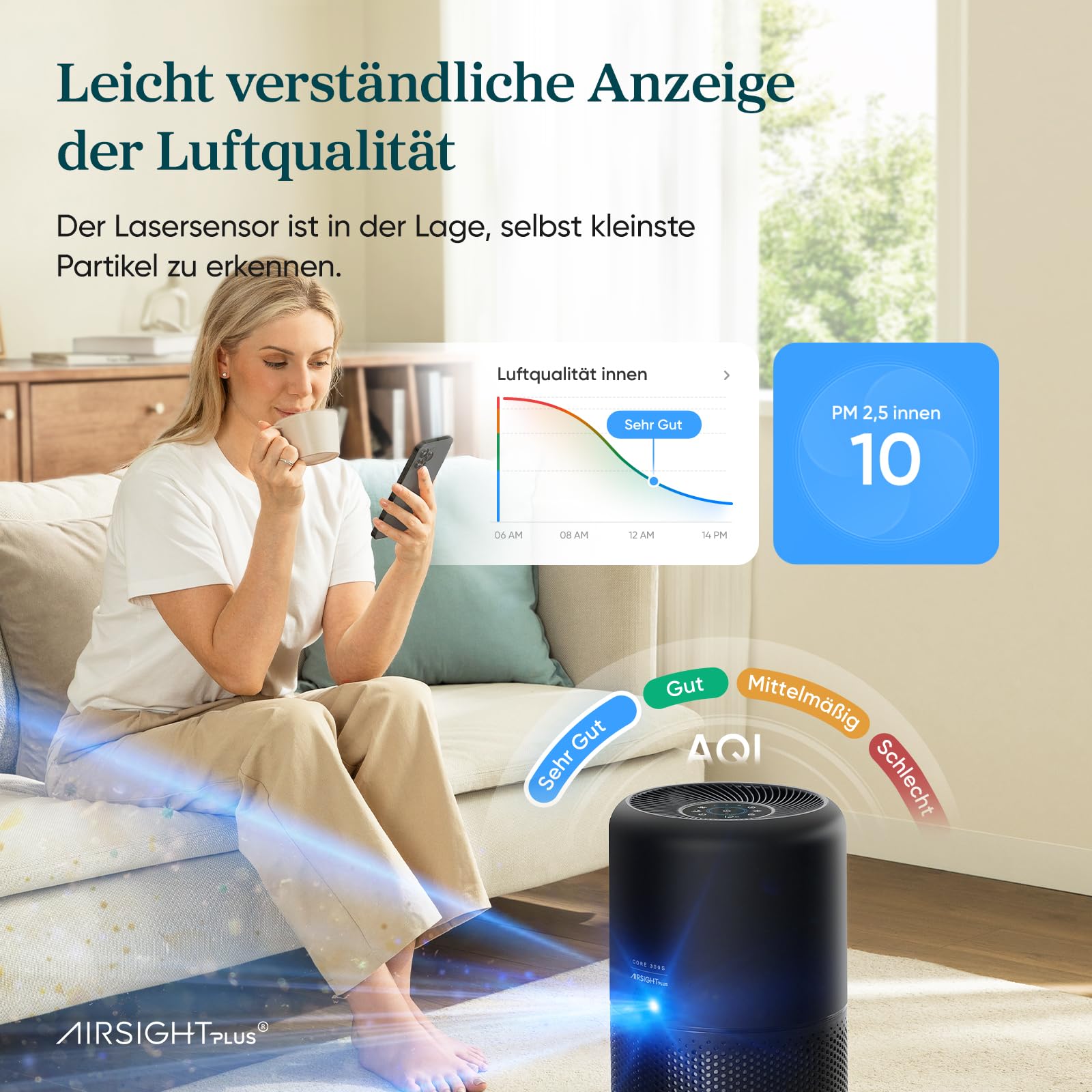Levoit Luftreiniger mit HEPA Luftfilter – Bild 2