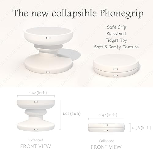 Miniatura 6 de GRIPONG - Linda funda de silicona suave expandible plegable para teléfono móvil, soporte para teléfono inteligente, tableta, accesorio de teléfono