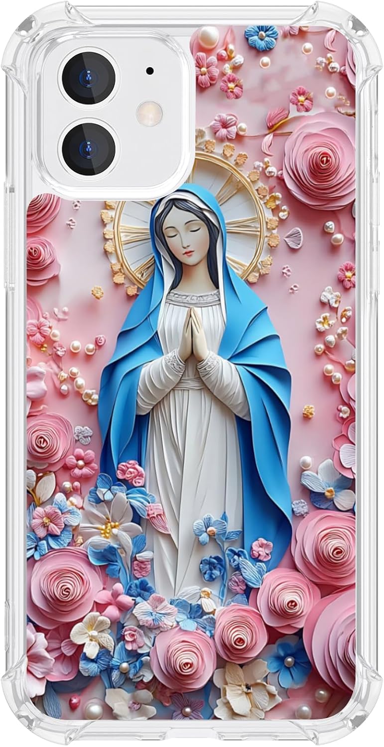Guadalupe Store Virgen Mary Catholic Case Compatible with iPhone 15 Review Guadalupe Store Virgen Mary Catholic Case Compatible with iPhone 15 Review