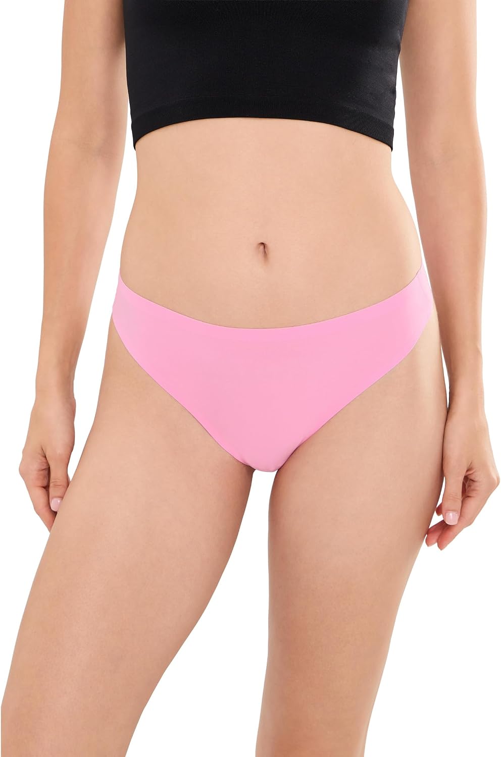Chantelle, Women's, Soft Stretch Thong, Peony Pink, One Size
