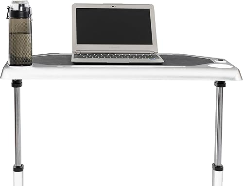 Miniatura 6 de RAD Cycle - Escritorio para bicicleta o entrenador con ruedas y ruedas para computadora portátil, escritorio de pie ajustable para hacer ejercicio