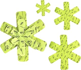 Kytpyi séparateur de casseroles, 6 pièces Protecteur de Casserole pan Protector Protege poele Feutre Protege poele pour la Protection et la séparation des casseroles et poêles (18,28,38cm)