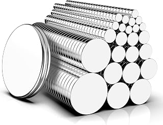Caturledas 600 Pack Neodymium Magnets, 8 Sizes Small Round Rare Earth Fridge Craft Magnets for Home Office Hobbies, Rustproof Storage Case