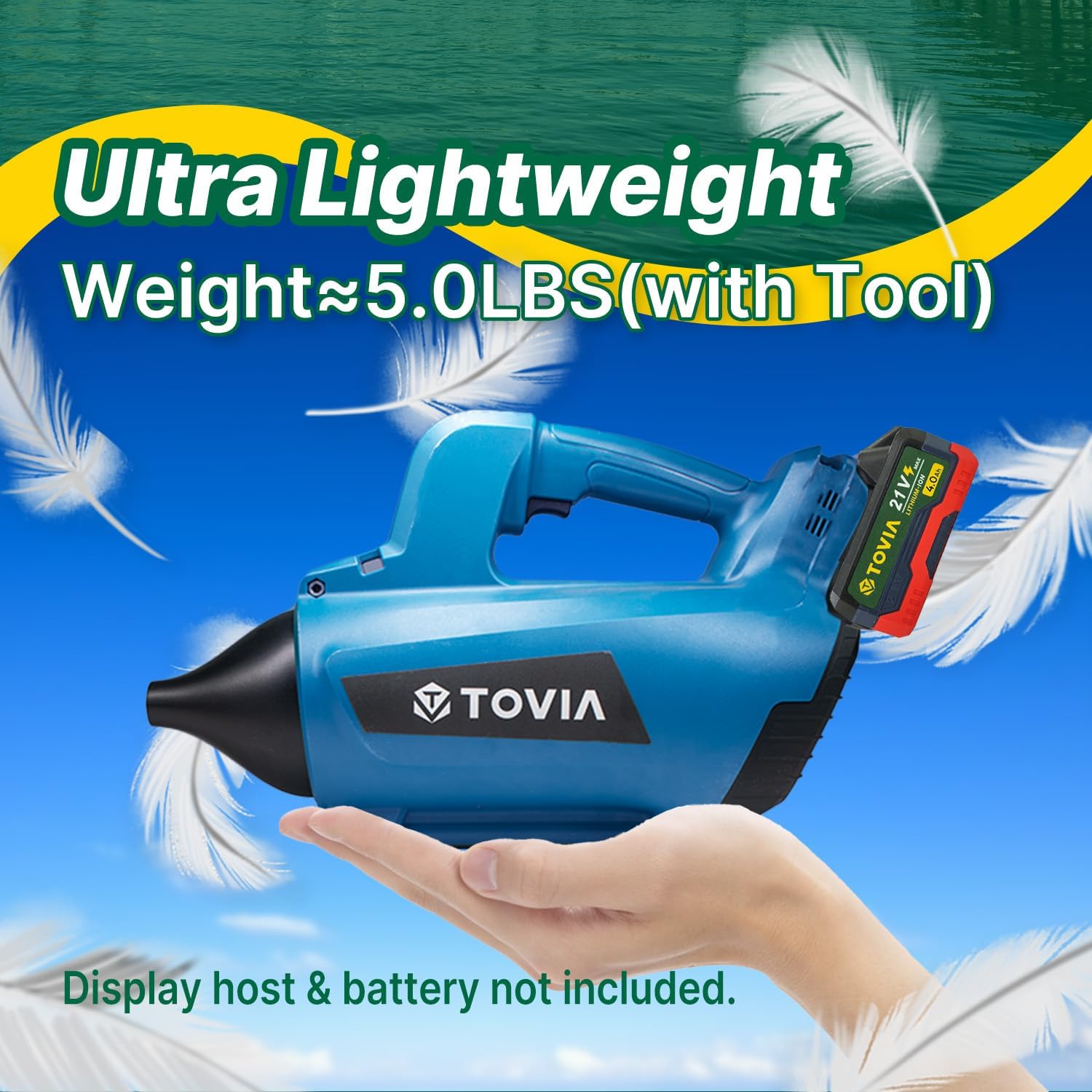 T TOVIA Flat Car Drying Nozzle for Makita Leaf Blower 18V - Compatible with XBU03Z, XBU03, DUB184Z Models - Makita Tools Attachments, Accessories and Nozzle Upgrade