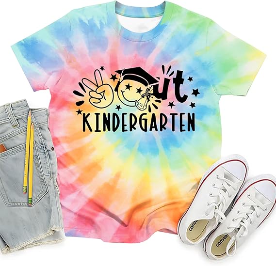 Playera de graduación de primaria para niños y niñas del último día de escuela preescolar 5to grado