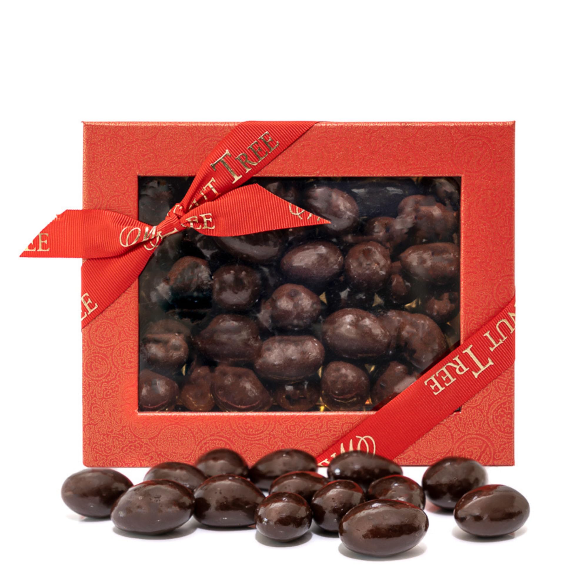 Gourmet Brazil Nuts, Hazelnuts & Almonds Gift, Covered in Rich Dark Chocolate – Handpacked in the UK – Great Taste Award Winner – Luxury Gift Selection, Birthday, Anniversary, 300g