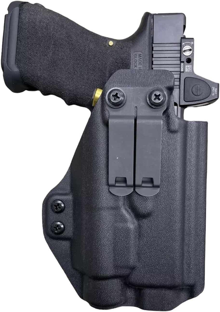 TR Holsters Black Kydex IWB Holster Compatible with Glock 17 22 Streamlight TLR-2 TLR-2 HL