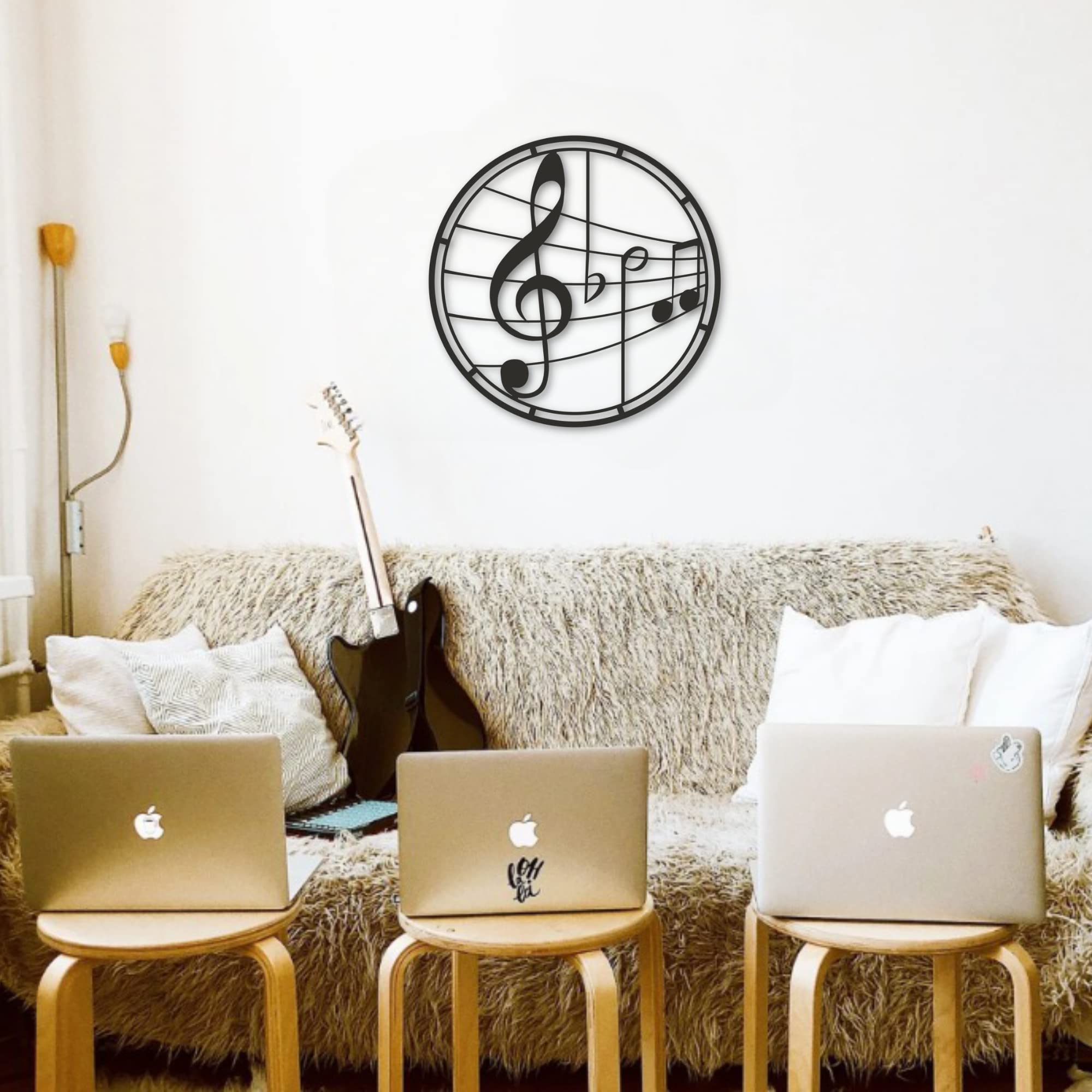 Decoración de pared de metal musical: el regalo de inauguración de casa ideal 8