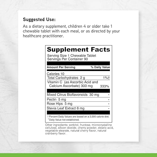 Miniatura 6 de DAVINCI Labs Vitamina C masticable – Suplemento de vitamina C para niños para apoyar el sistema inmunológico, piel sana y bienestar general – con