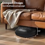 CuPiLo Shiatsu Foot Massager with Heat - Deep Tissue Kneading Foot Massager, Adjustable Compression & Heat, Gifts for Men Husband, Fits Size Up to 13"