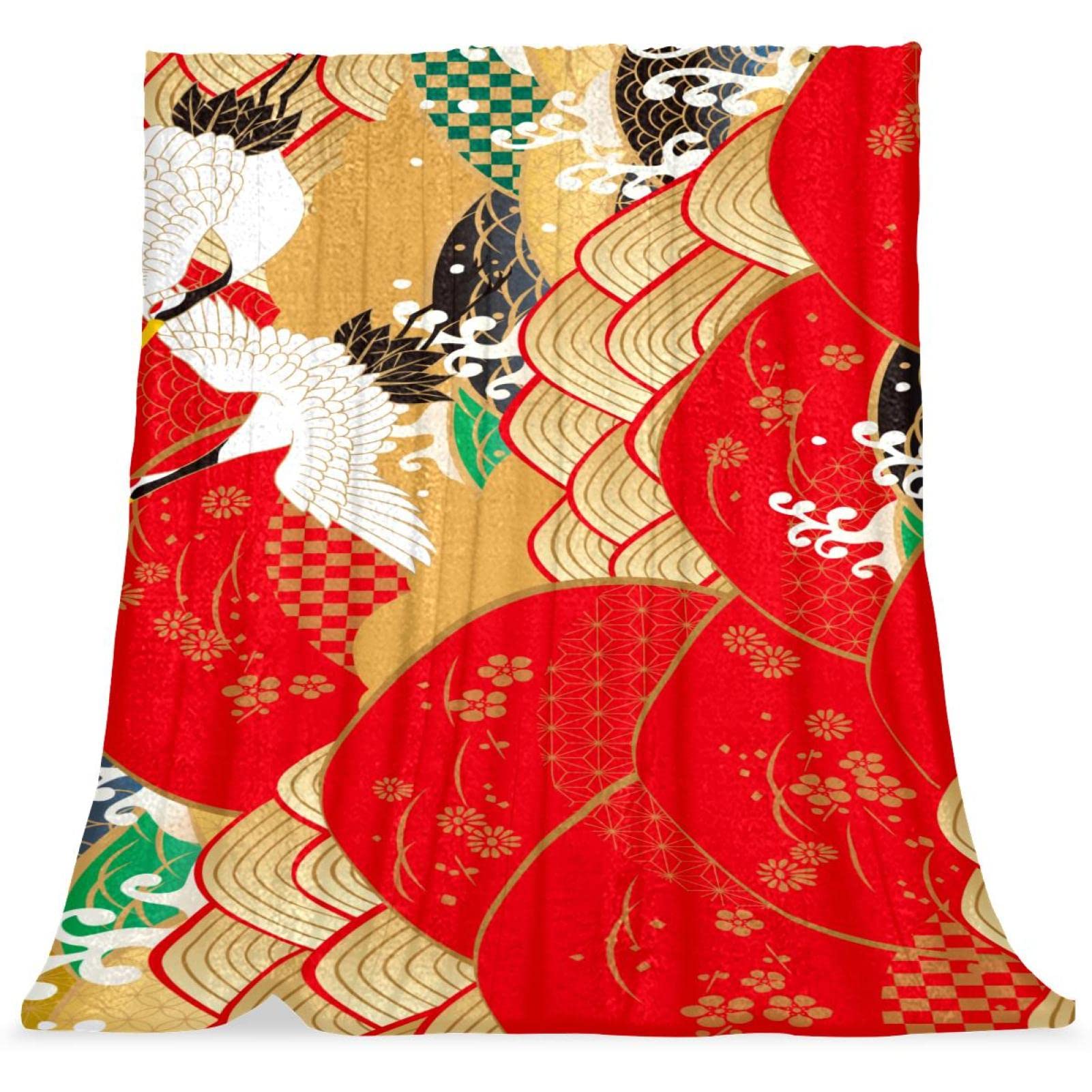 Couvre-lit doux style japonais TBOUOBT couverture de lit moelleuse garçons et filles
