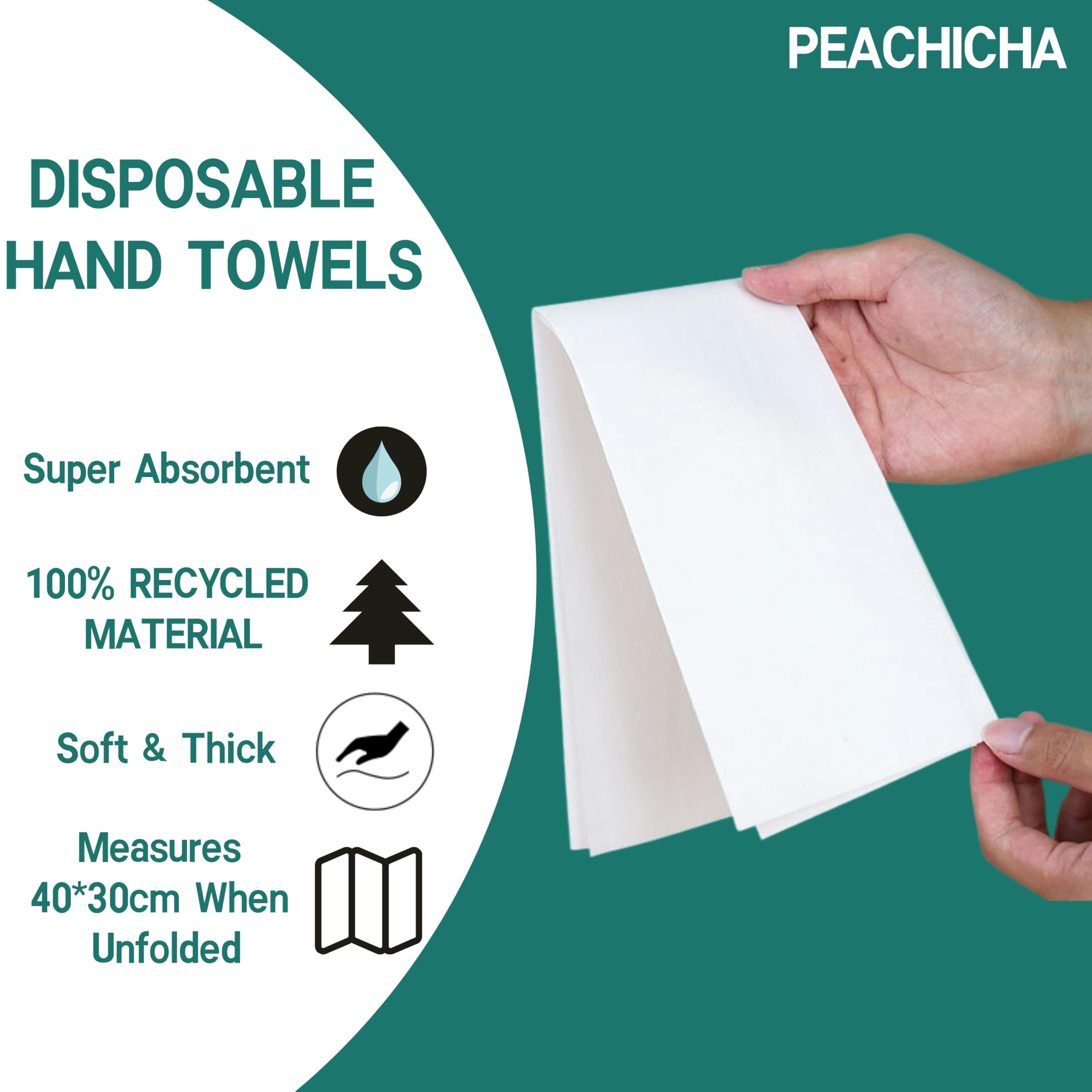 Confezione da 200 tovaglioli di carta bianca di qualità Airlaid, usa e getta, effetto lino, per cucina, bagno, feste, matrimoni, cene o eventi, colore: bianco