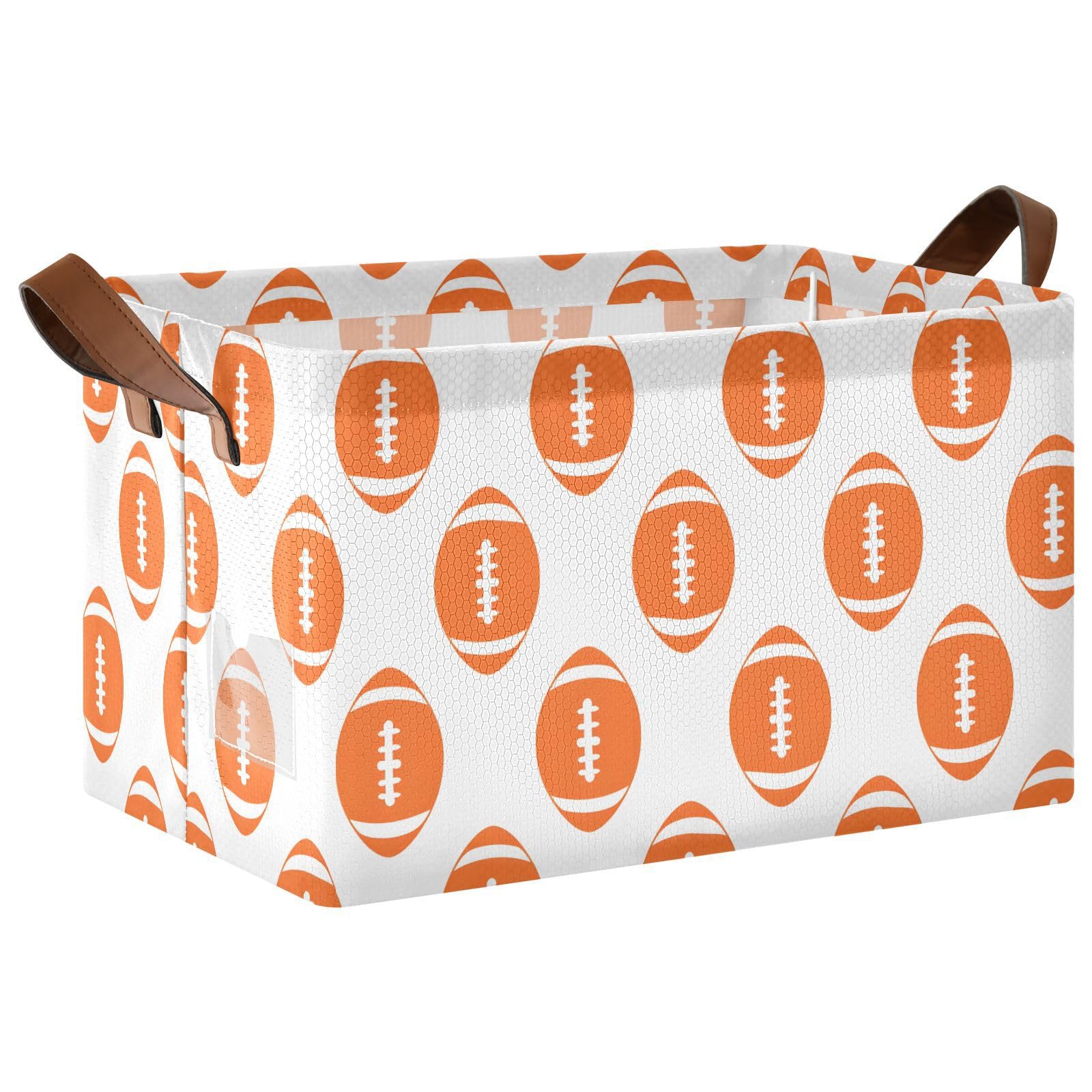 Panier de rangement étanche pour placards et vêtements thématique rugby