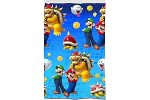 Franco Kids Room Darkening Window Curtain Panel, 42 in x 63 in, Super Mario