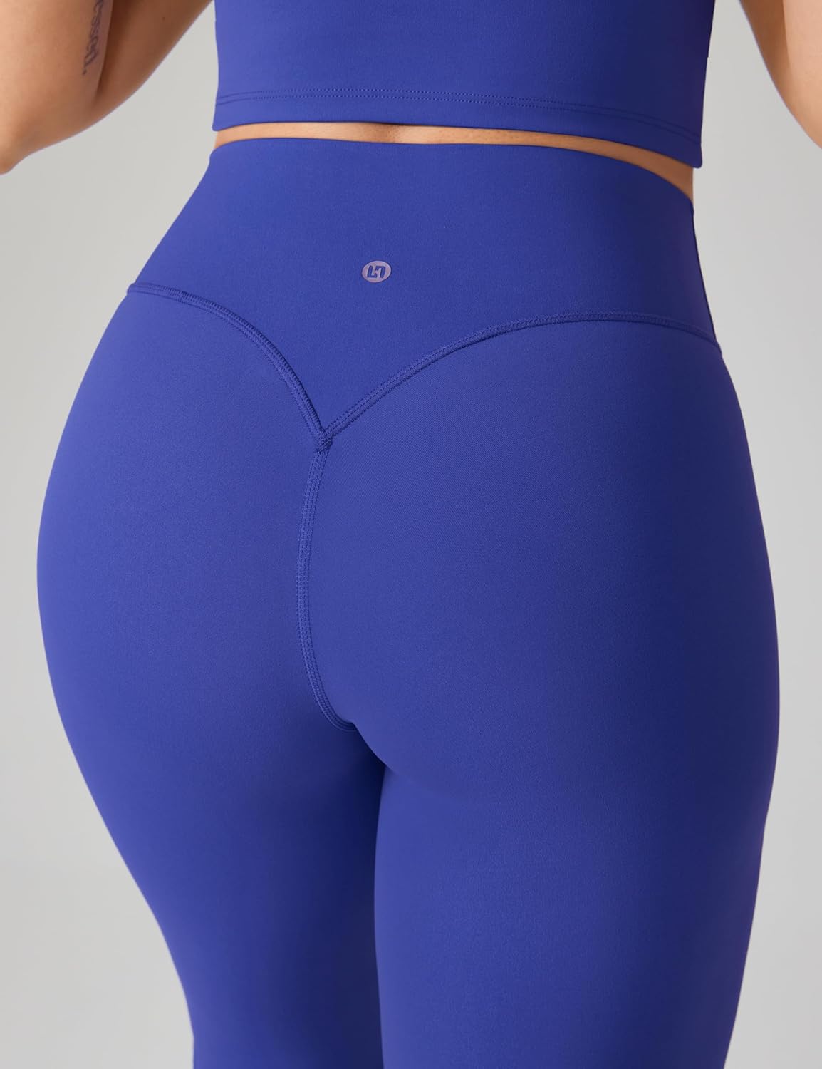 Hugcurve No Front Seam High Waisted Workout Leggings for Women Buttery Soft Yoga Pants Gym Athletic Tights - 25'' - Image 2