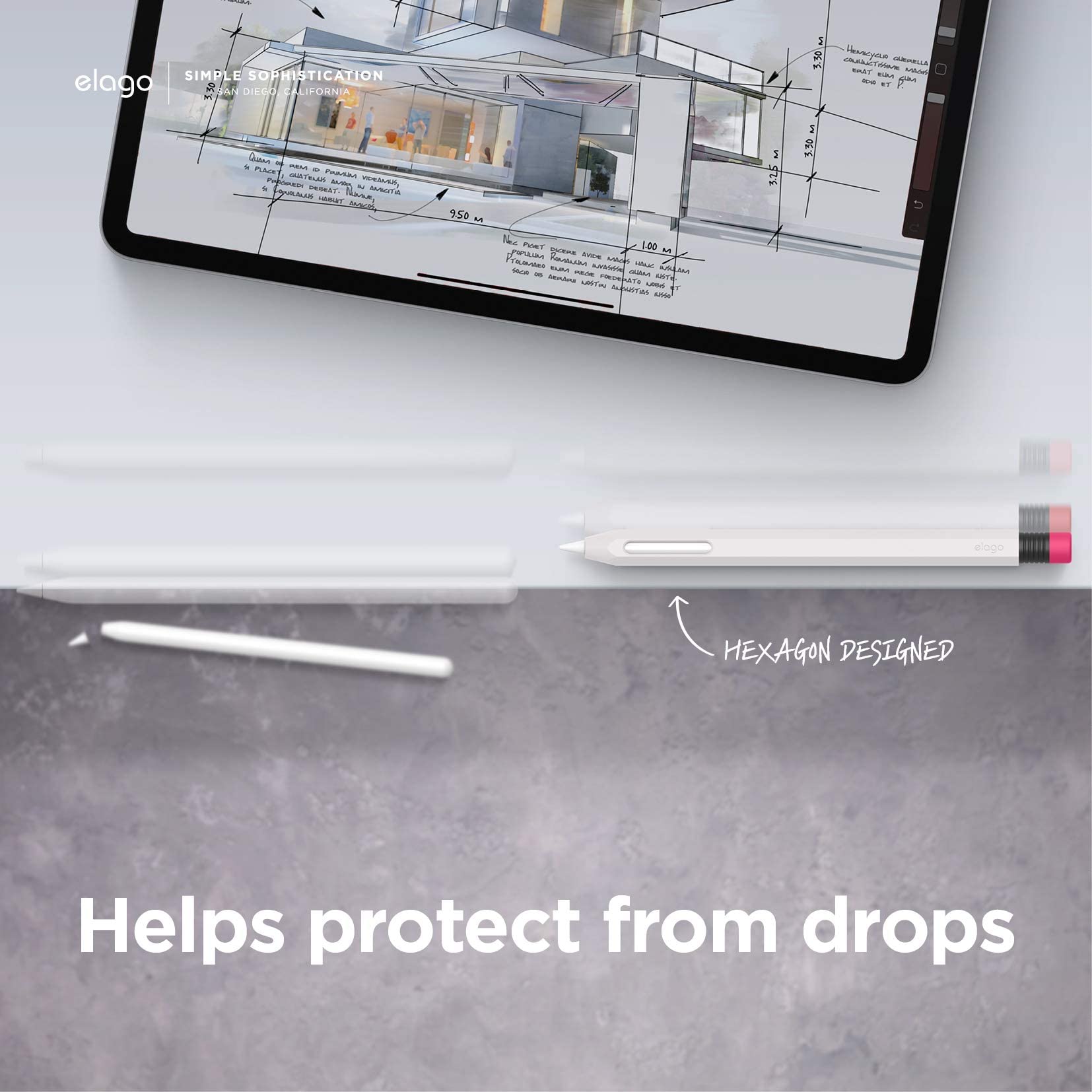 Amazon | elago Apple Pencil Proケース & Apple Pencil第2世代ケース