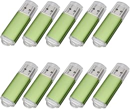 USB 2.0 Flash Drive 512MB Green (Pack of 10)