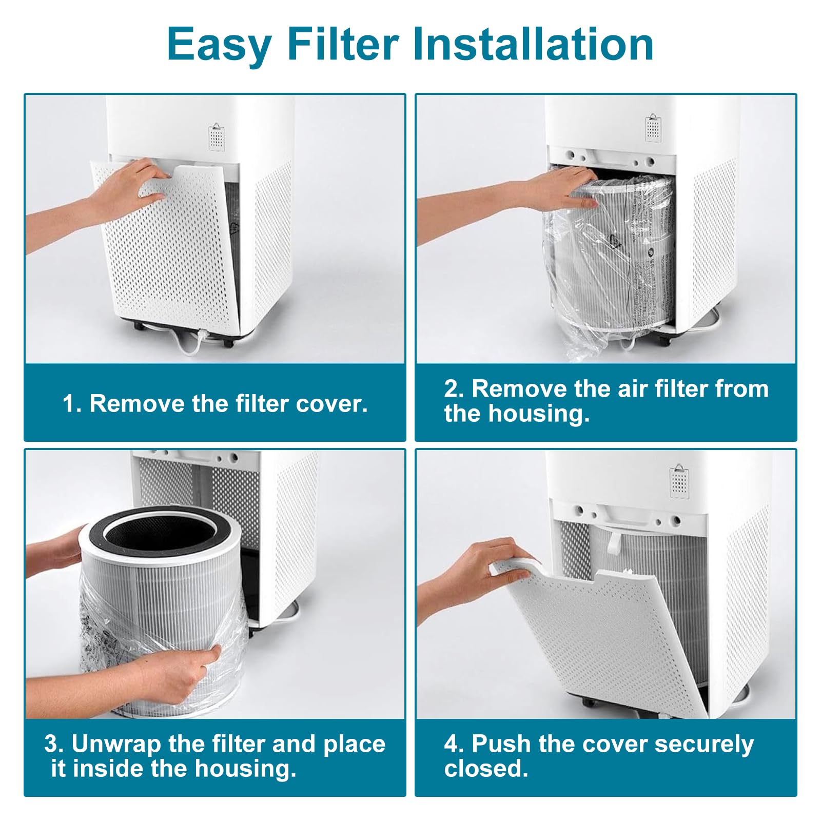 LV-H135 True Ersatzfilter, kompatibel mit Levoit LV-H135 Luftreiniger, 3-in-1 H13 Grade True Filtration, LV-H135-RF, 1 Stück