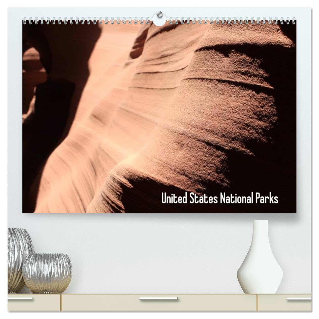 Calendrier National Parks USA 2026 A2 horizontal idée cadeau idéale pour fans de voyage