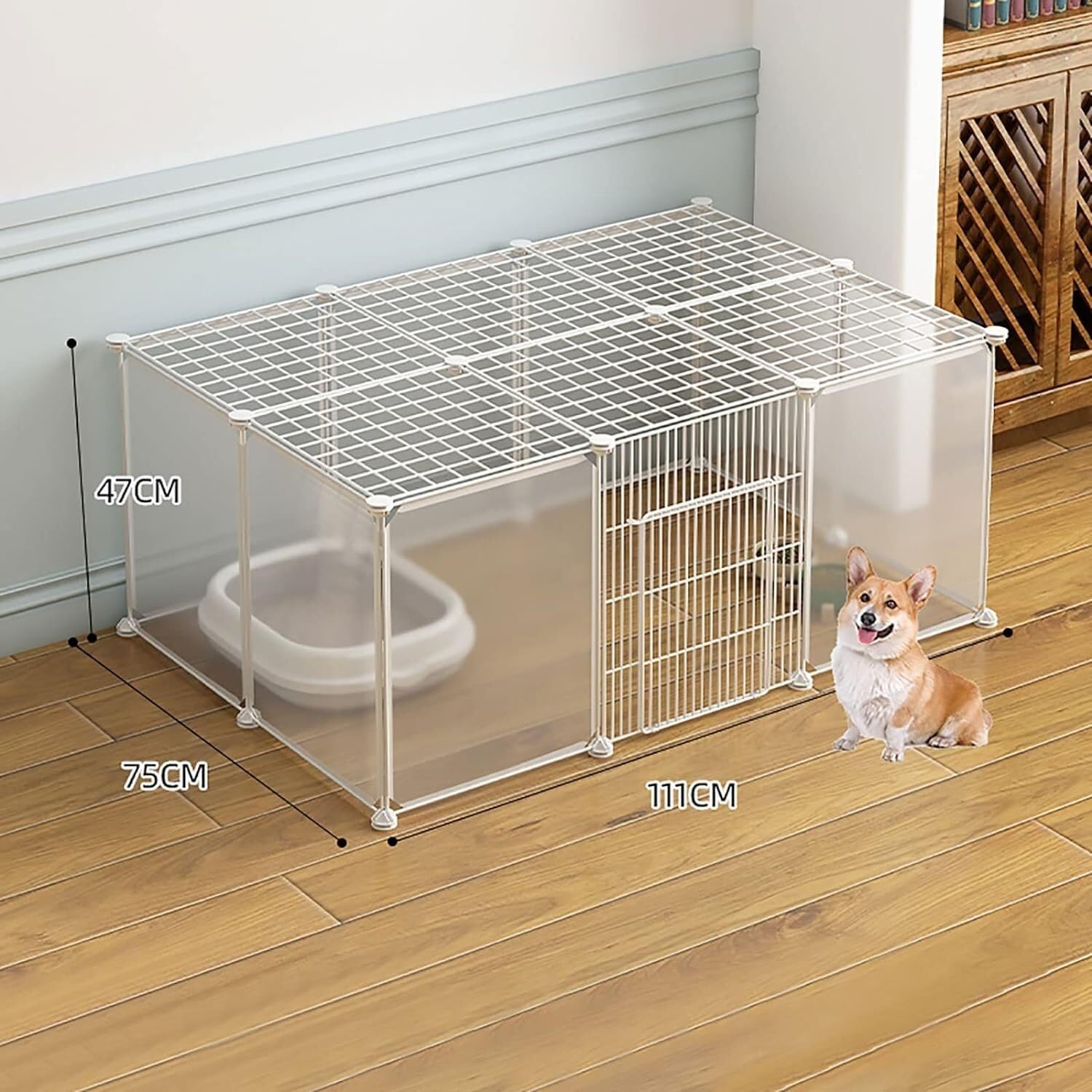 Cat House Cat Cage - Gabbie per Gatti Recinto per Gatti da Interno Recinto per Gatti Gabbia per furetti Trasportini per Cani Cucce per Gatti Facile da Pulire, per 1-3 Gatti per GAT