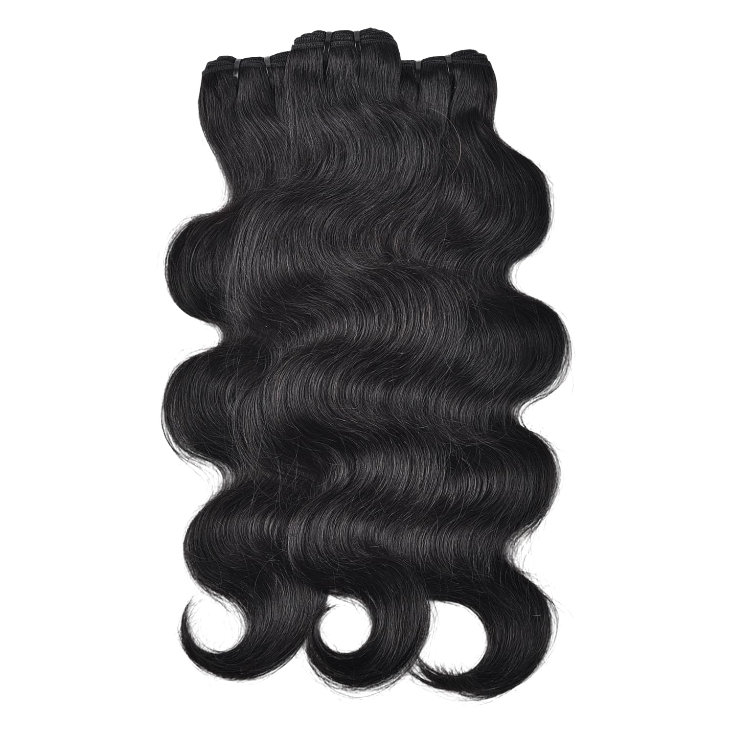 Body Wave Bundles Human Hair 16 18 20 for Quick Weave or Sew in, Reusable with Triple Lifespan, Intact and Aligned Cuticle Avoid Tangle